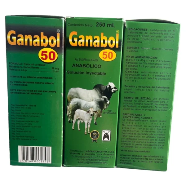 Anabolic Ganabol 50 Injection 250ml For Sale Online