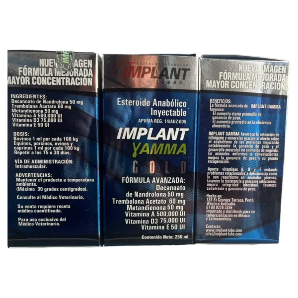 Implant Yamma Gold Injection 250ml For Sale Online