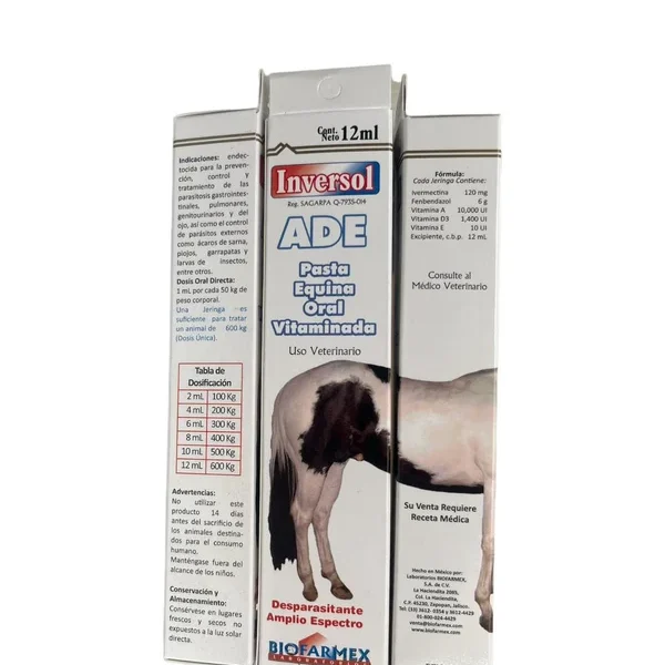 Inversol ADE Paste Equine Oral Vitamin 12ml For Sale Online