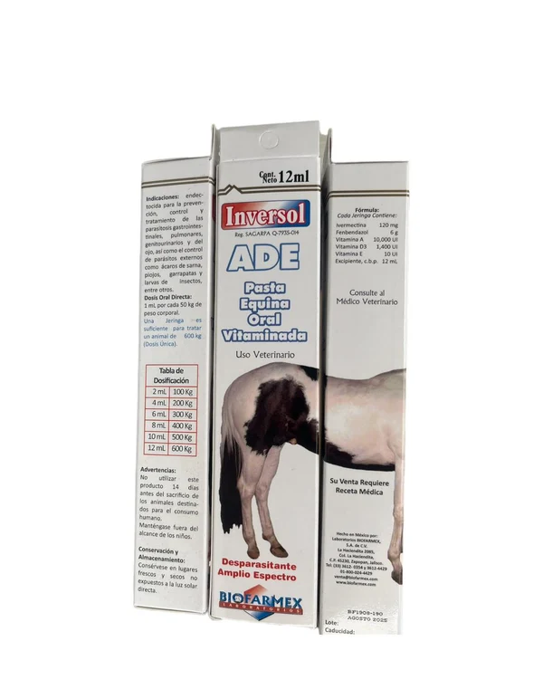 Inversol ADE Paste Equine Oral Vitamin 12ml Inversol ADE Paste Equine Oral Vitamin 12ml For Sale Online