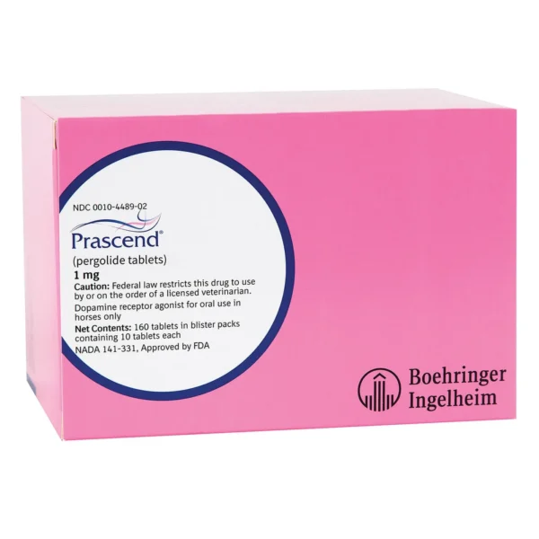 Buy Prascend (pergolide tablets) for Horses, 1 mg Online