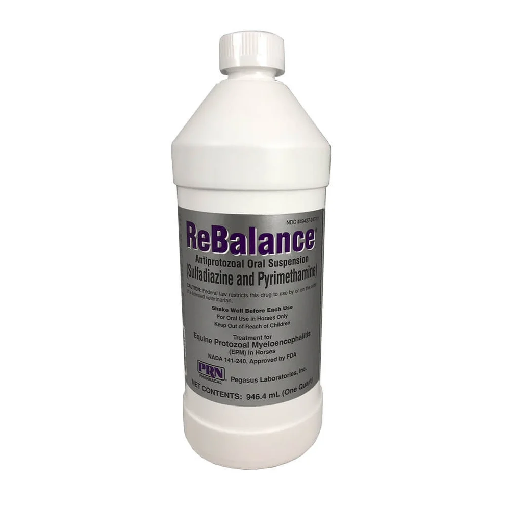Buy ReBalance (sulfadizine & pyrimethamine) Antiprotozoal Oral Suspension, 1 Quart Online