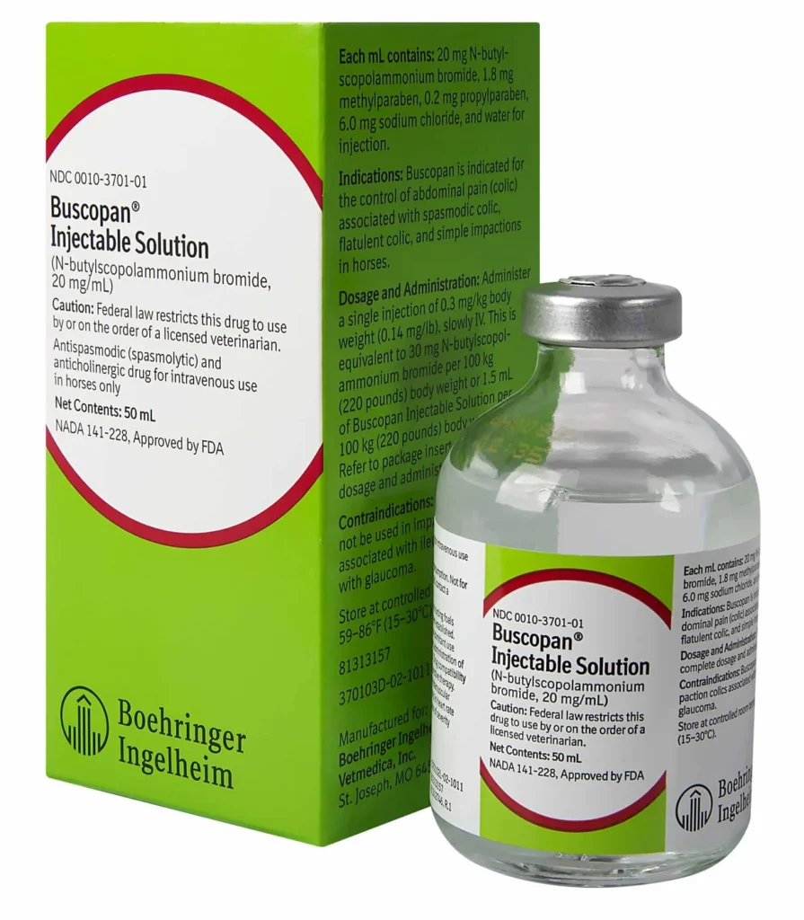 Buy Buscopan Injectable Solution for Horses, 50 mL Online