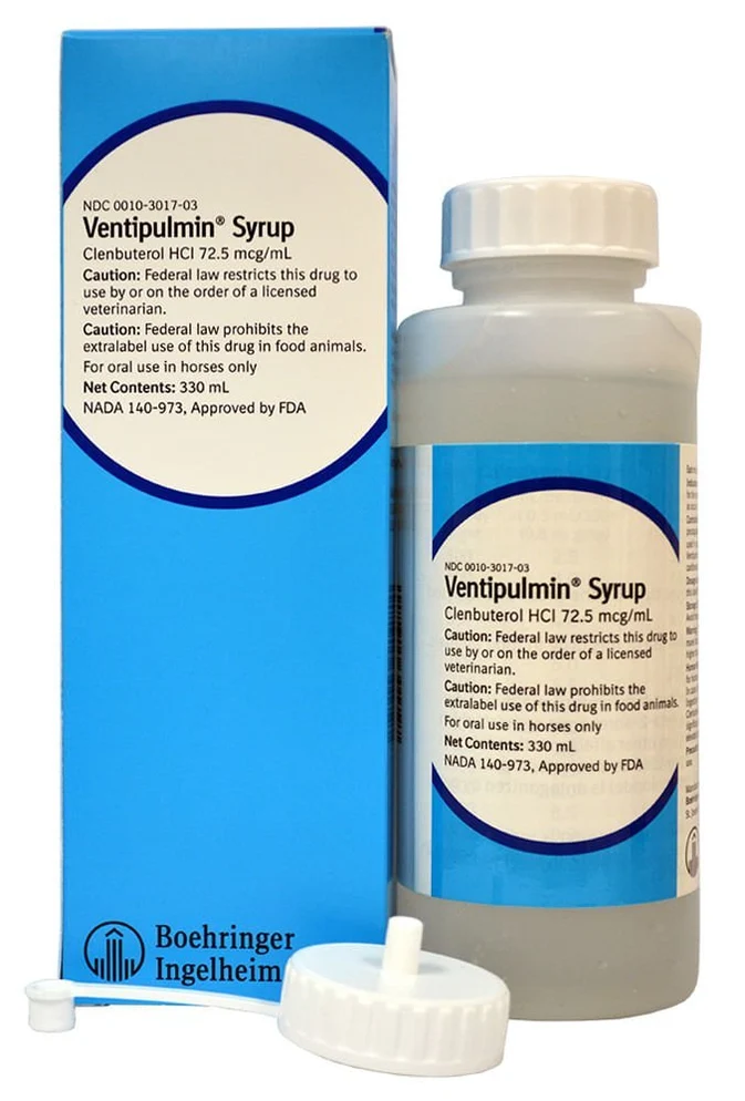 Buy Ventipulmin (clenbuterol HCl) Syrup for Horses, 330 mLVentipulmin (clenbuterol HCl) Syrup for Horses, 330 mL Online