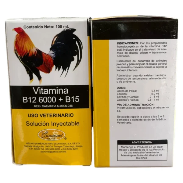 Buy Vitamin B12 6000 + B15 Injection 100ml Online