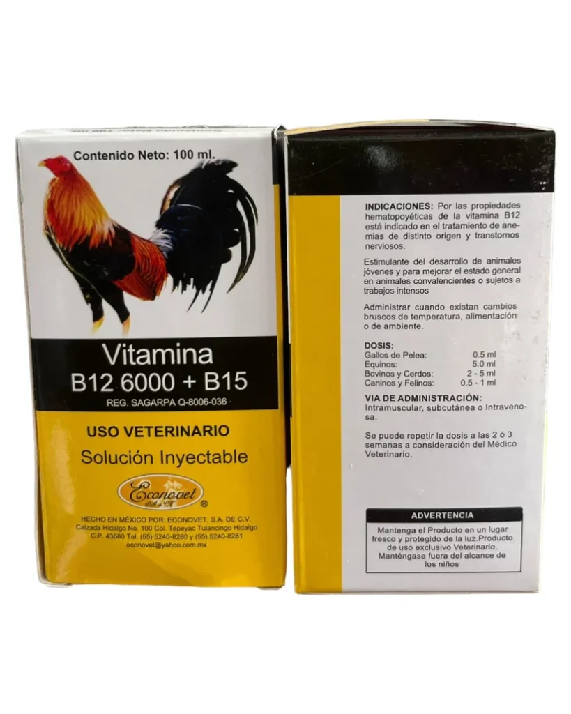 Buy Vitamin B12 6000 + B15 Injection 100ml Online