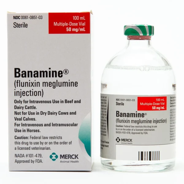 Buy Banamine (flunixin meglumine) Injection Solution, 50 mg/mL Online