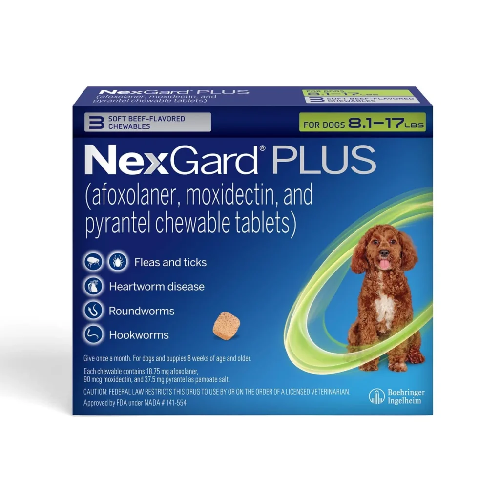 Buy NexGard Plus Chewable Flea & Tick Tablets for Dogs Online