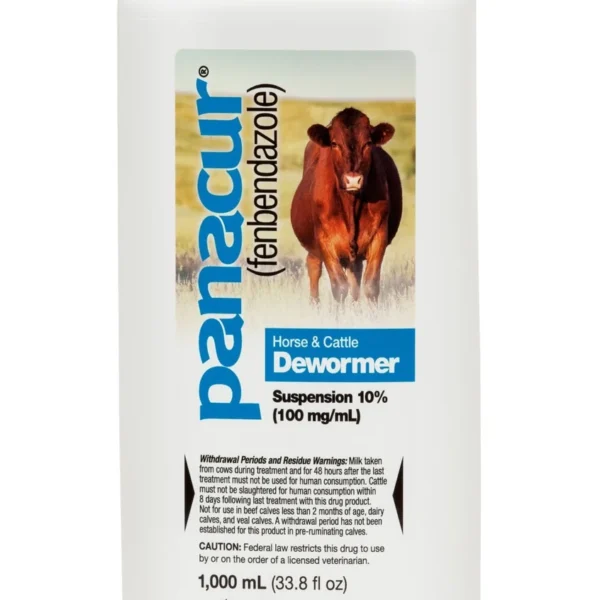 Buy Panacur 10% Suspension Dewormer for Horses & Cattle, Fenbendazole Online