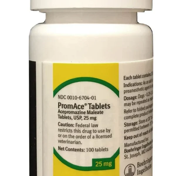 Buy PromAce (acepromazine maleate) Tablets for Horses, Dogs, & Cats Online