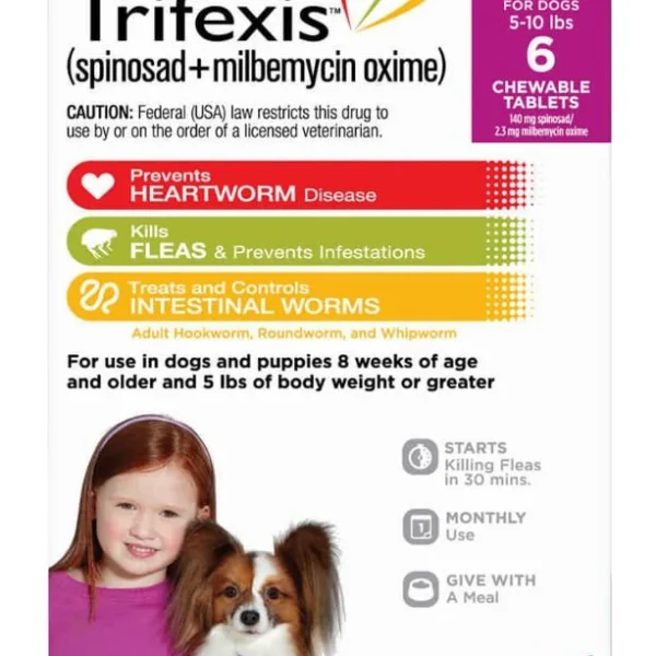 Buy Trifexis Chewable Monthly Tablets for Dogs Online